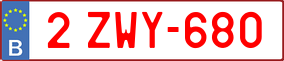 Truck License Plate